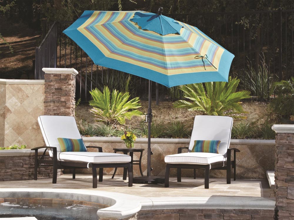 9 FOOT COLLAR TILT UMBRELLA