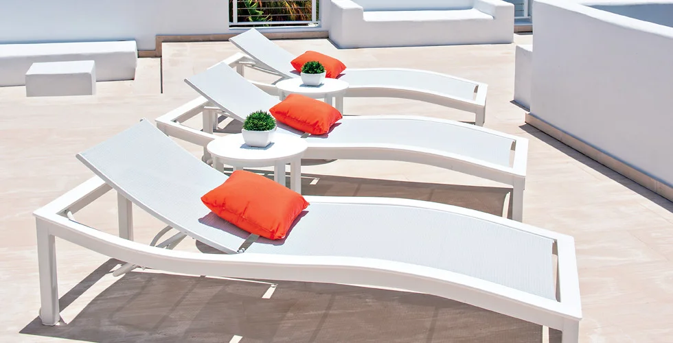 BAZZA MGP SLING CHAISE LOUNGE