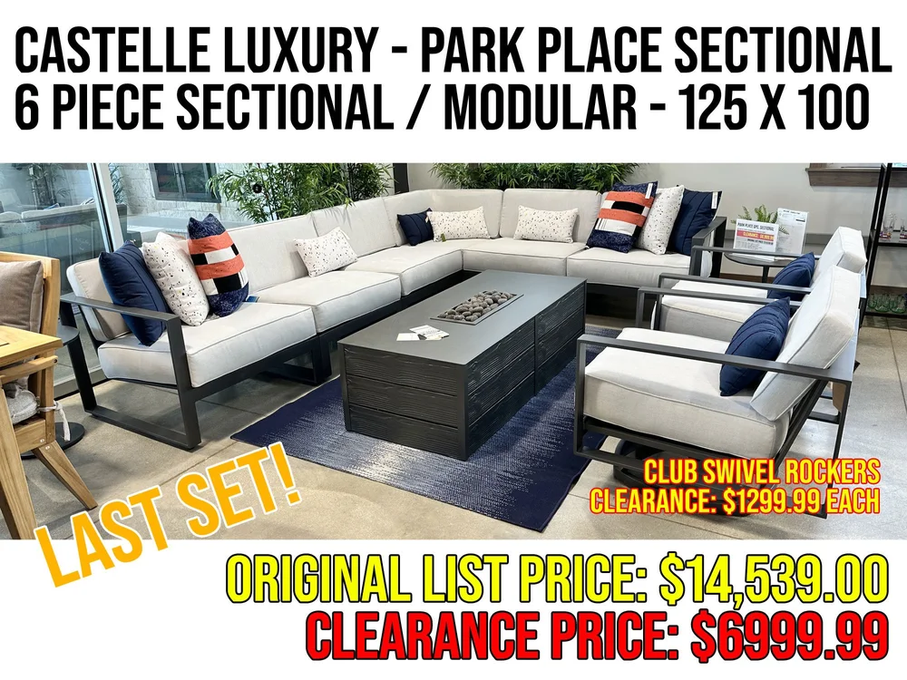 CLEARANCE SALE — Patio Furniture San Antonio Patio Furniture Boerne Outdoor Patio Furniture
