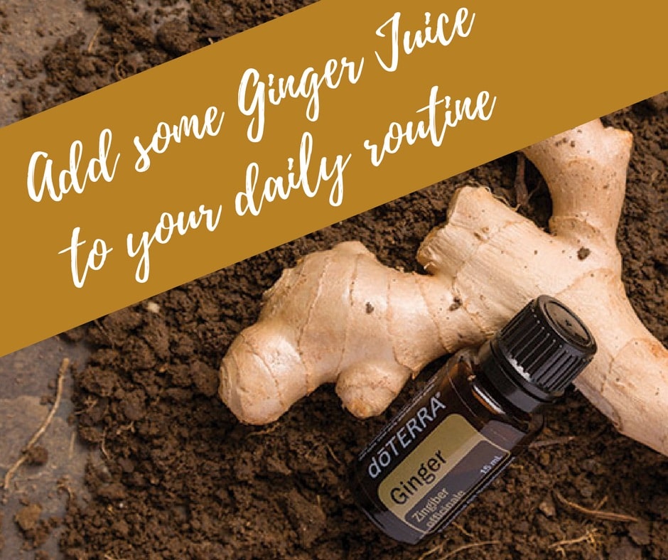 USE GINGER ESSENTIAL OIL
