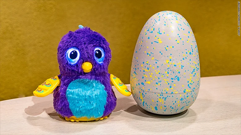 Frisch geschlüpft: Ein Pengual aus der Gattung der Hatchimals. Fünfjährige wissen, wovon wir reden