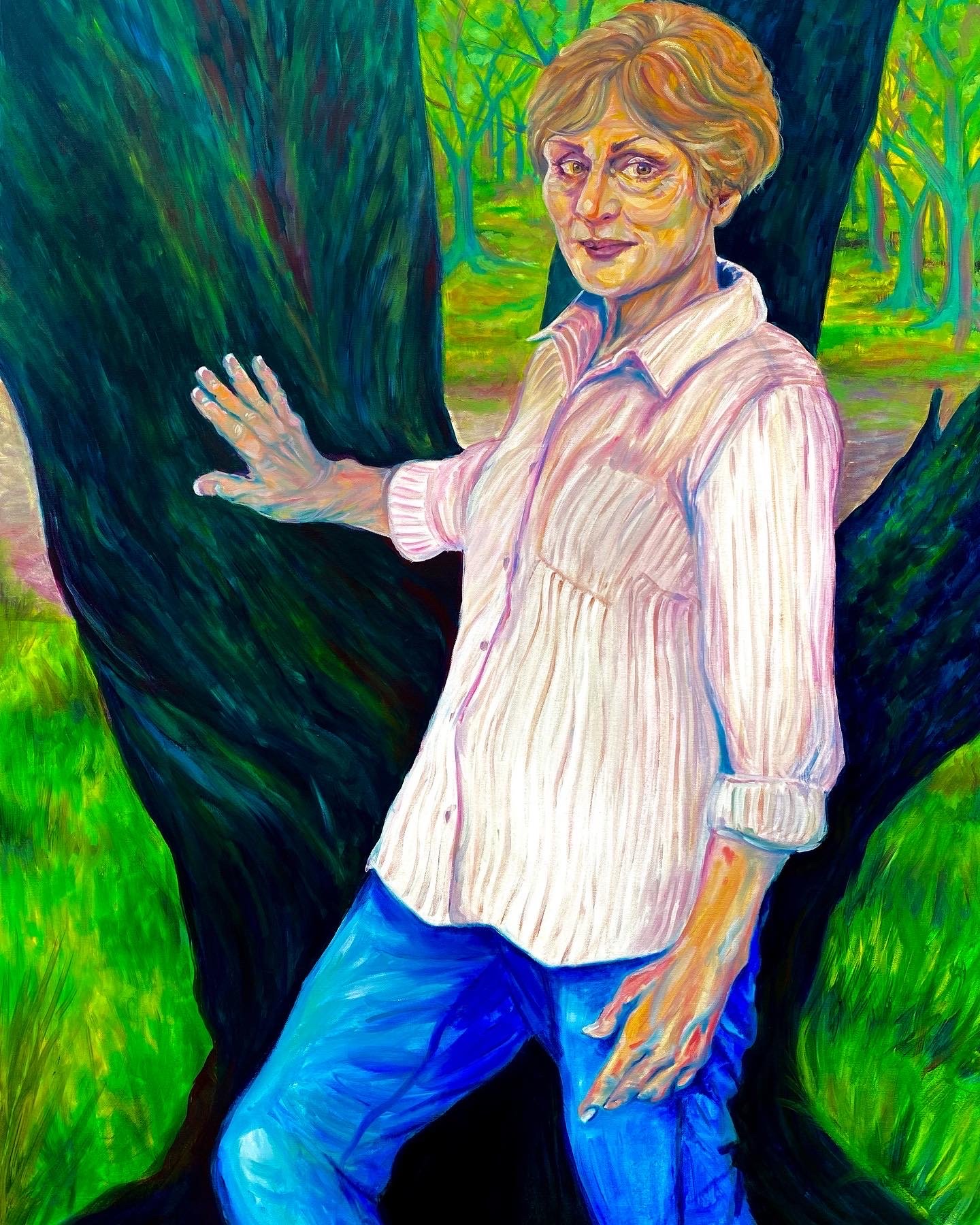 Nanny. 3 x 4 ft. Oil on canvas. 2023.