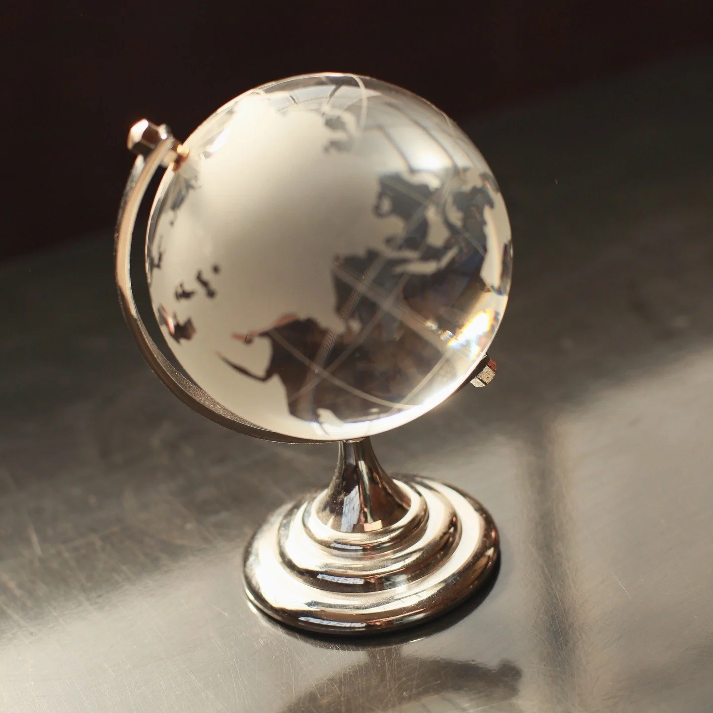 Heavily featured in your New Mexico made tv shows / Glass globe / 6" tall / $15