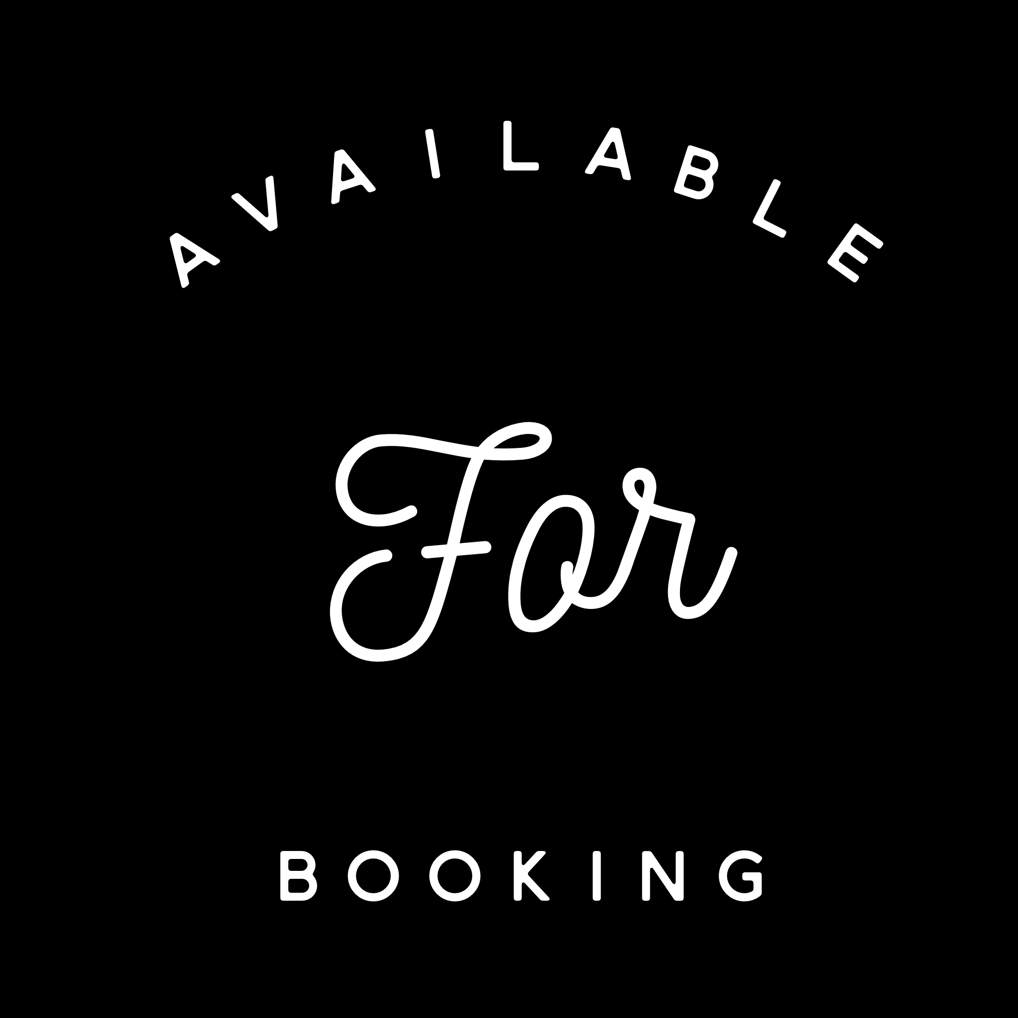 Available for Booking