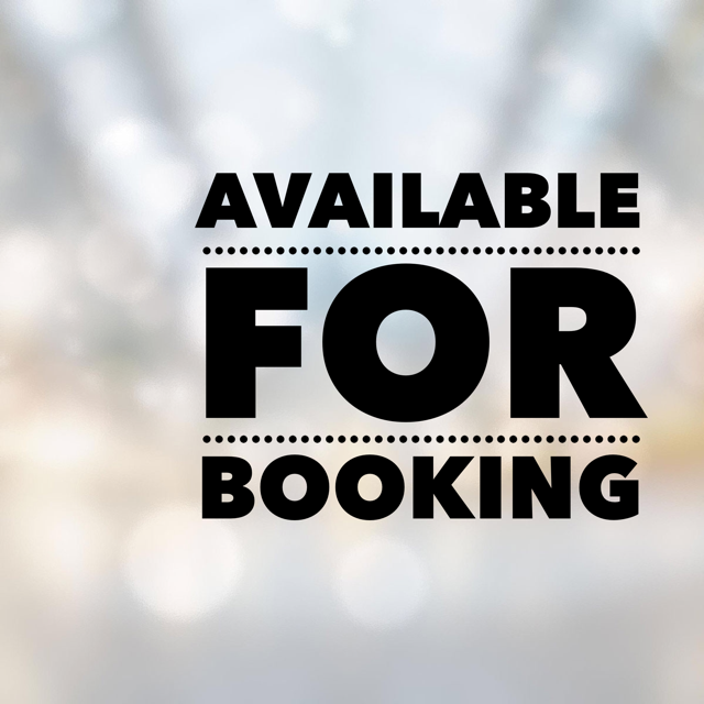  Available for Booking