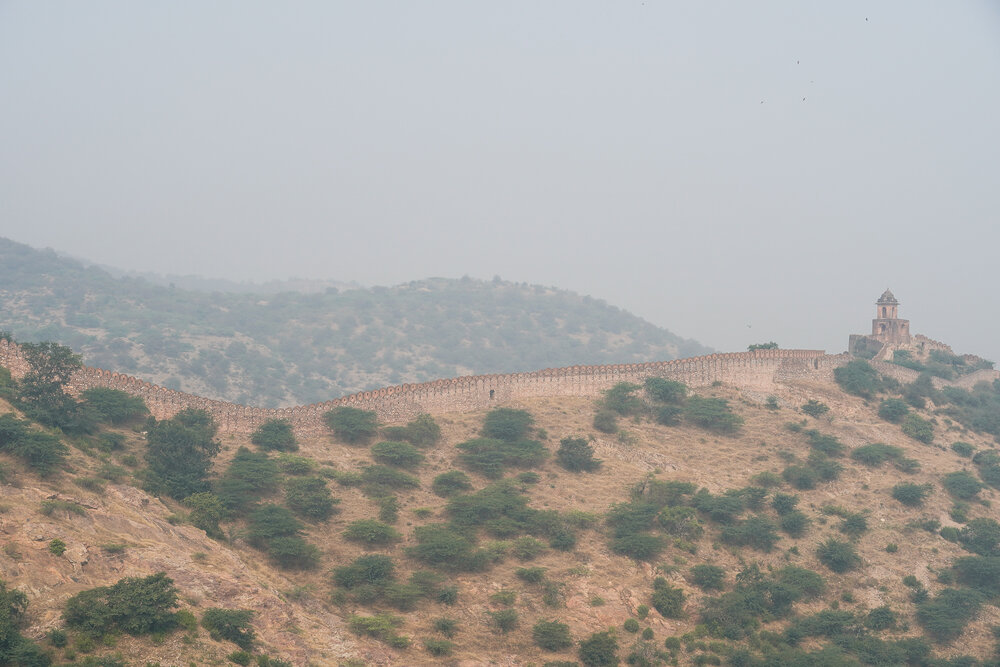 Walls of Amber Fort