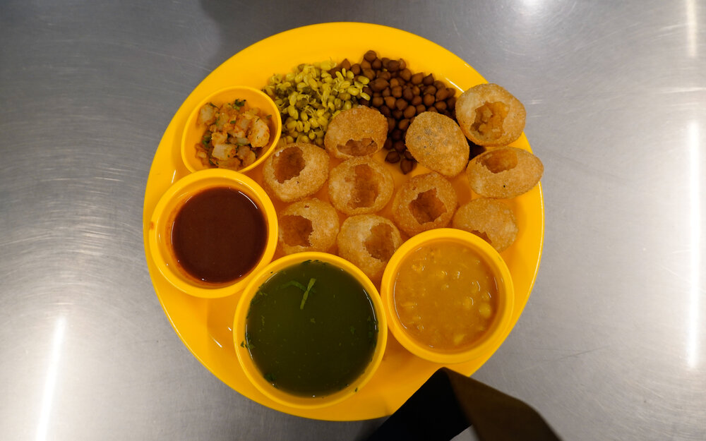 Pani Puri at Swati Snacks