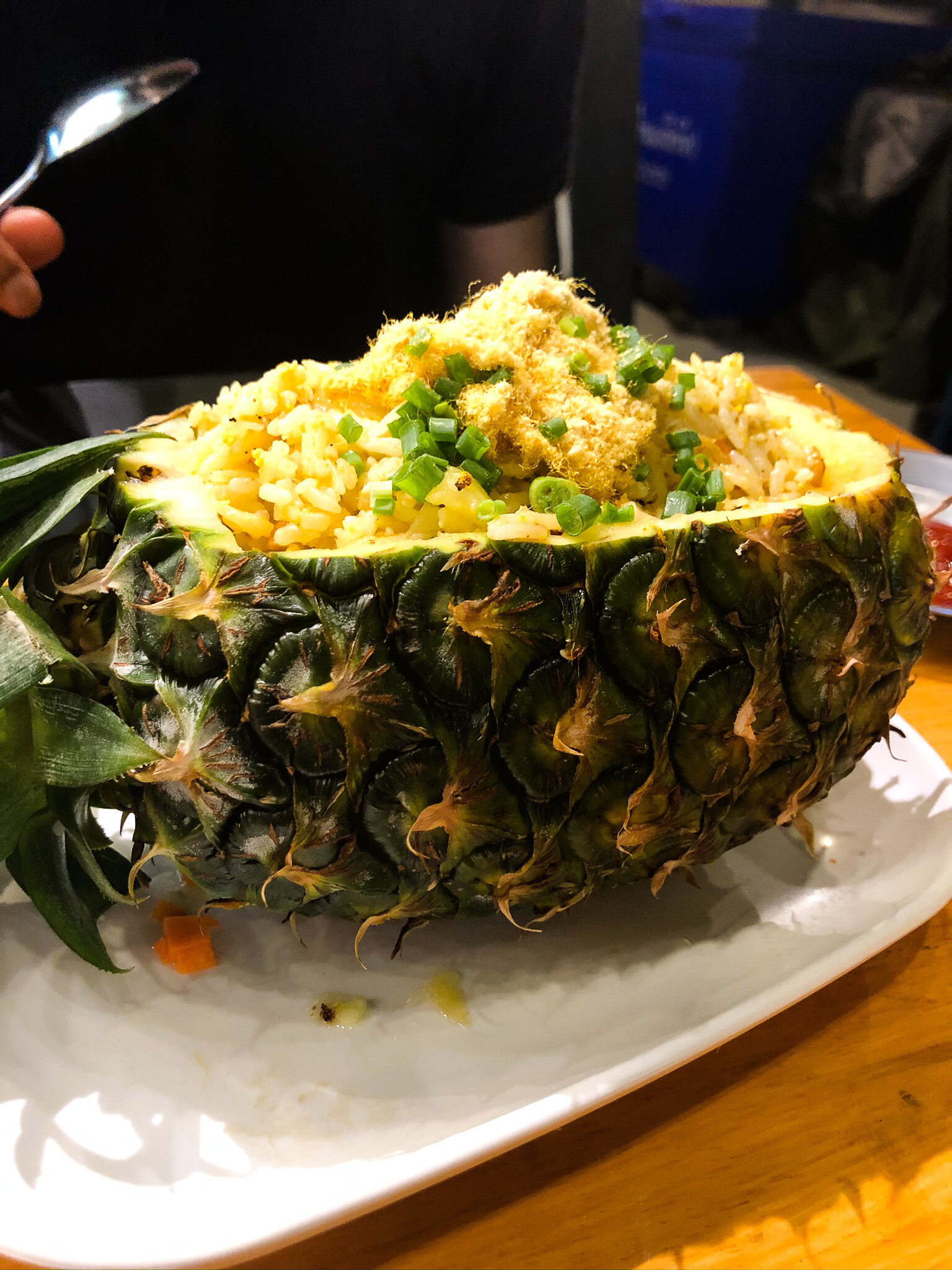 Prawn Fried Rice Pineapple at White Elephant 