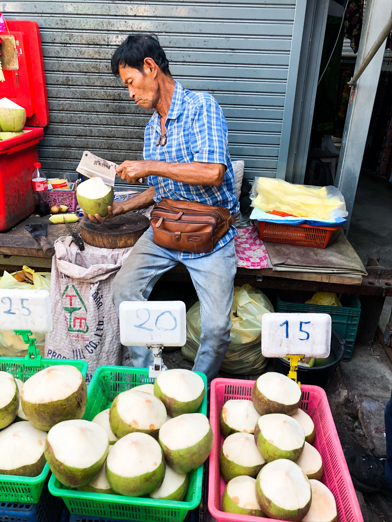 Meaklong Railway Coconuts