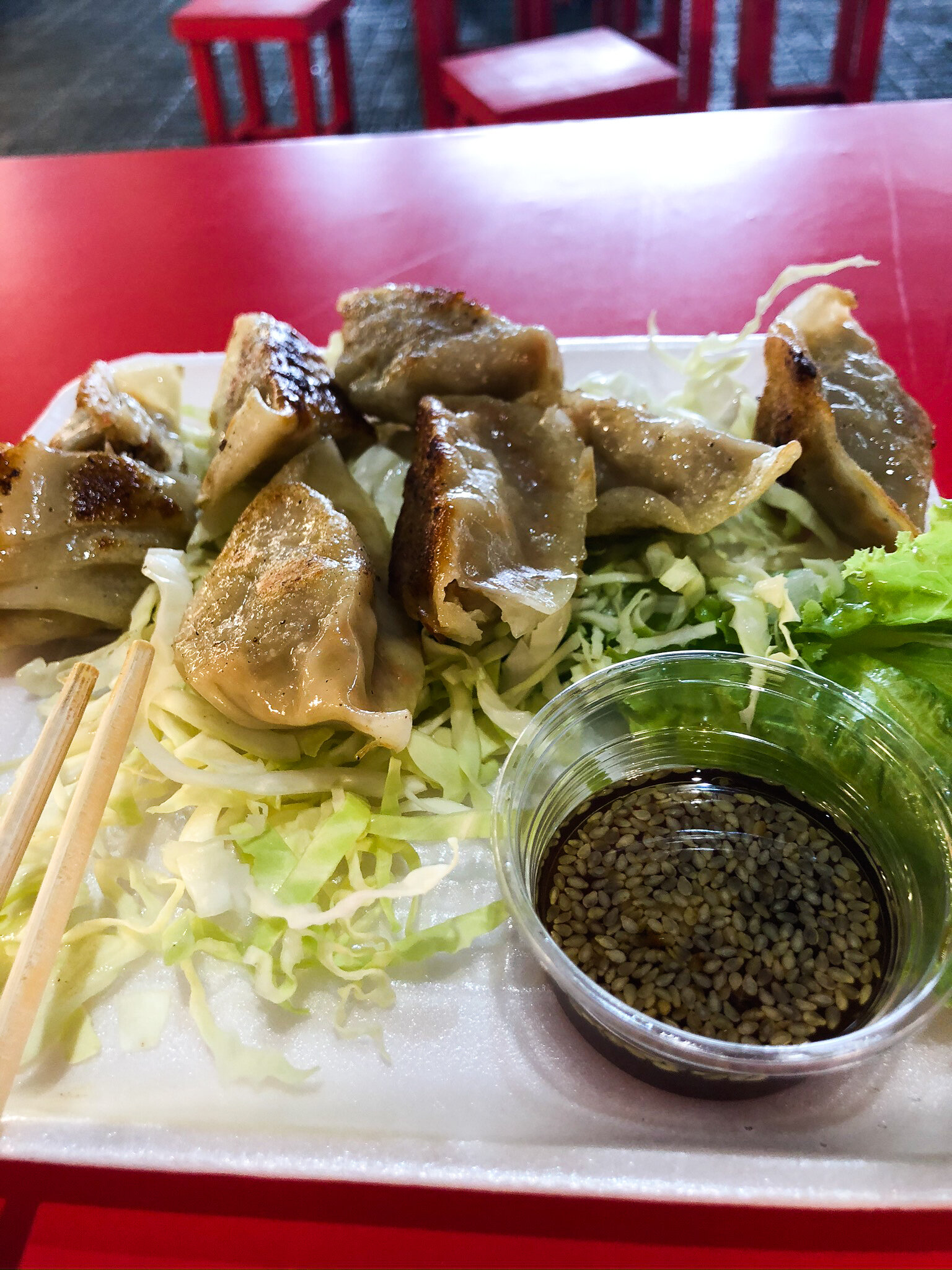 Dumplings Outside MBK