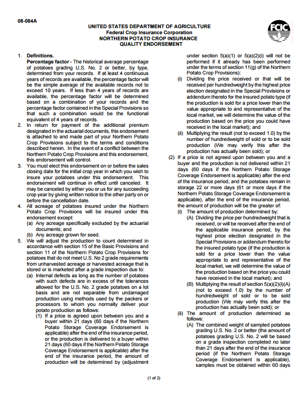 Normal.dotm
0
0
1
5
29
Erin Hamilton Design
1
1
35
12.0
0
false
18 pt
18 pt
0
0
false
false
false
/* Style Definitions */
table.MsoNormalTable
{mso-style-name:"Table Normal";
mso-tstyle-rowband-size:0;
mso-tstyle-colband-size:0;
mso-style-noshow:yes;
mso-style-parent:"";
mso-padding-alt:0in 5.4pt 0in 5.4pt;
mso-para-margin-top:0in;
mso-para-margin-right:0in;
mso-para-margin-bottom:8.0pt;
mso-para-margin-left:0in;
line-height:107%;
mso-pagination:widow-orphan;
font-size:12.0pt;
font-family:"Times New Roman";
mso-ascii-font-family:Calibri;
mso-ascii-theme-font:minor-latin;
mso-fareast-font-family:"Times New Roman";
mso-fareast-theme-font:minor-fareast;
mso-hansi-font-family:Calibri;
mso-hansi-theme-font:minor-latin;} Northern Potato Quality Endorsement
