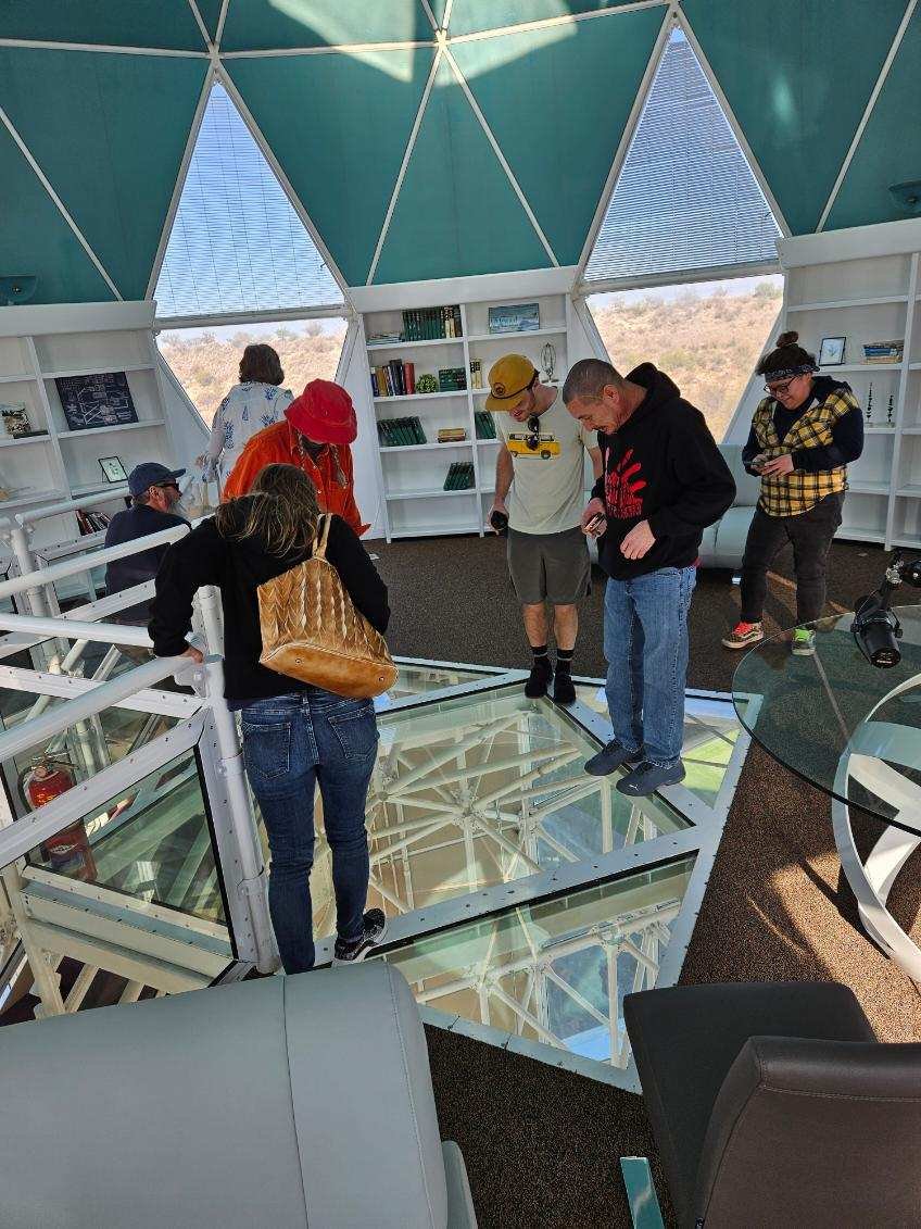 The Group visits Biosphere 2