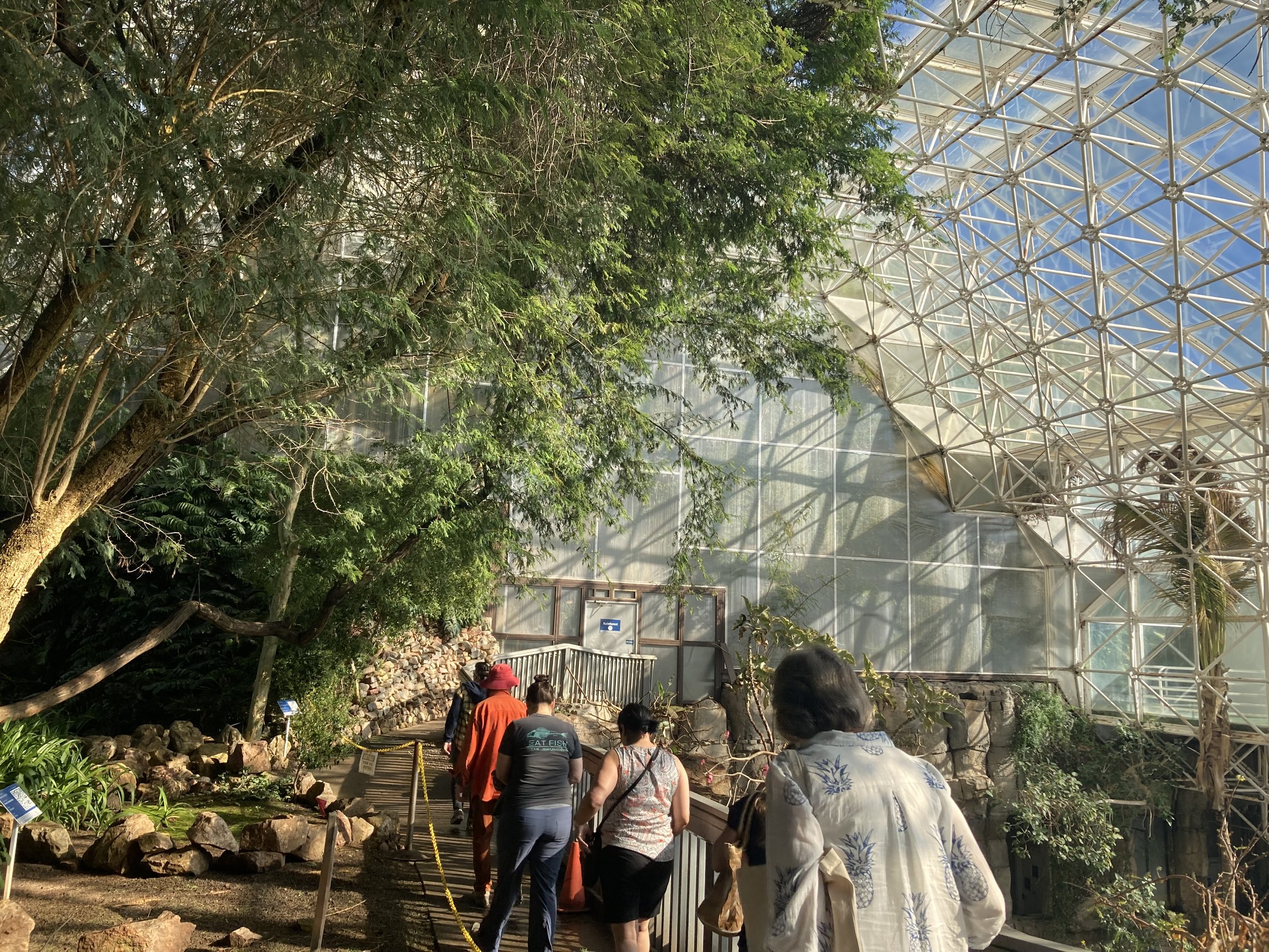Alutiiq Grown team members tour Biosphere 2