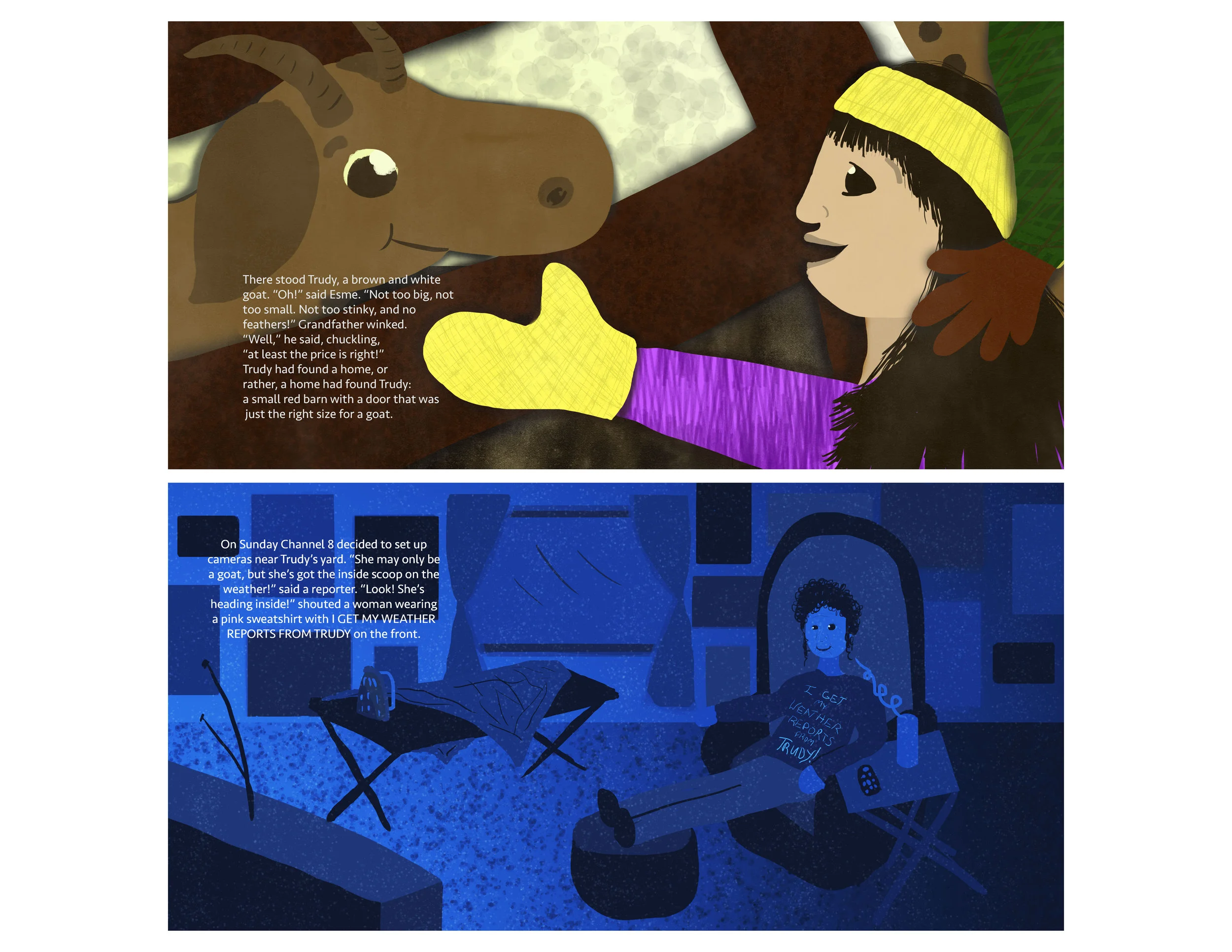 Illustration ideas for a children's book by Henry Cole