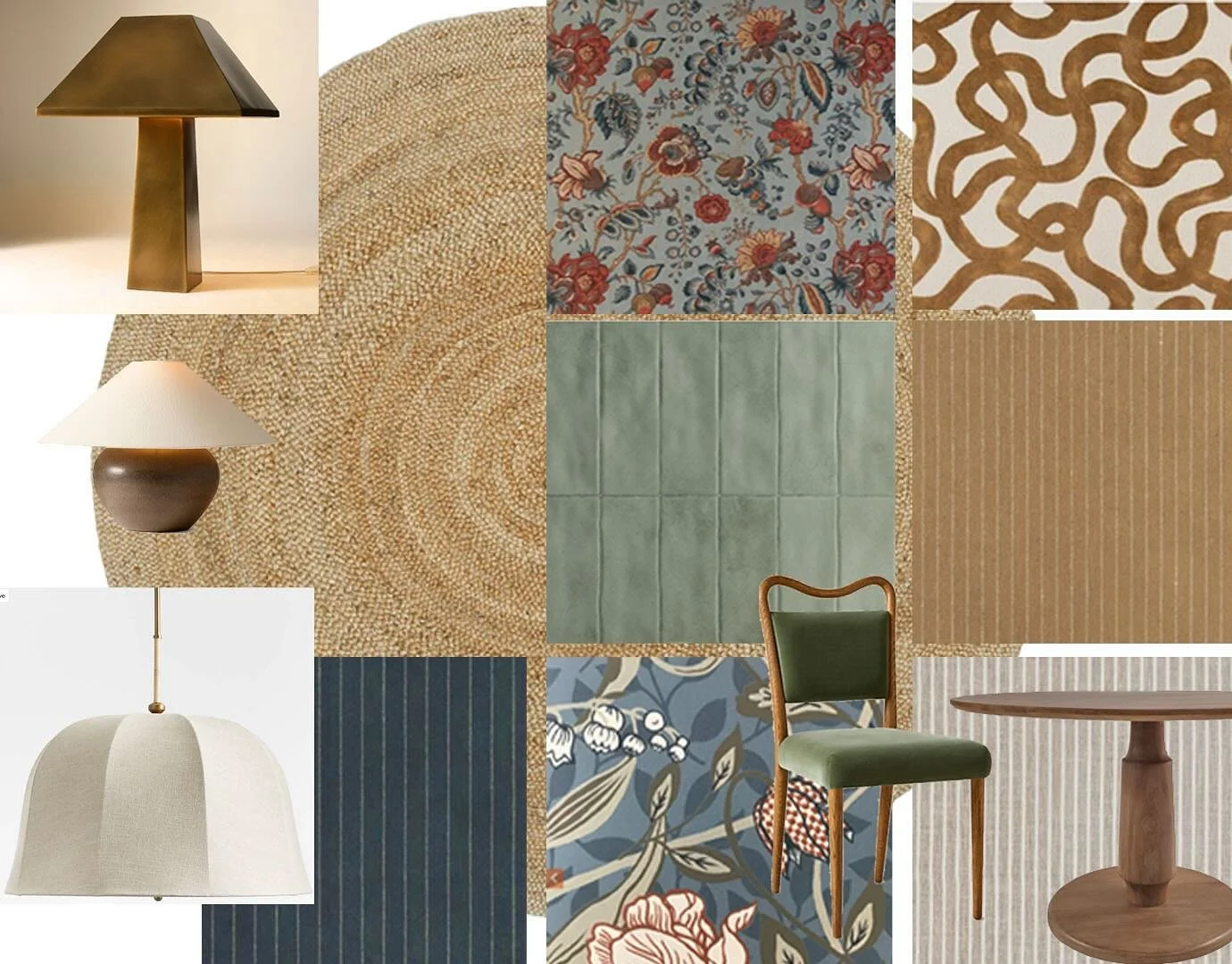 Having so much fun with mixing pattern and texture these days!
&zwnj;
Looking forward to this eclectic mix coming to life in the coming months in a sweet exposed-brick heritage home.
&zwnj;
This one deserves a clever project name. Any ideas?! 🤔
&hel
