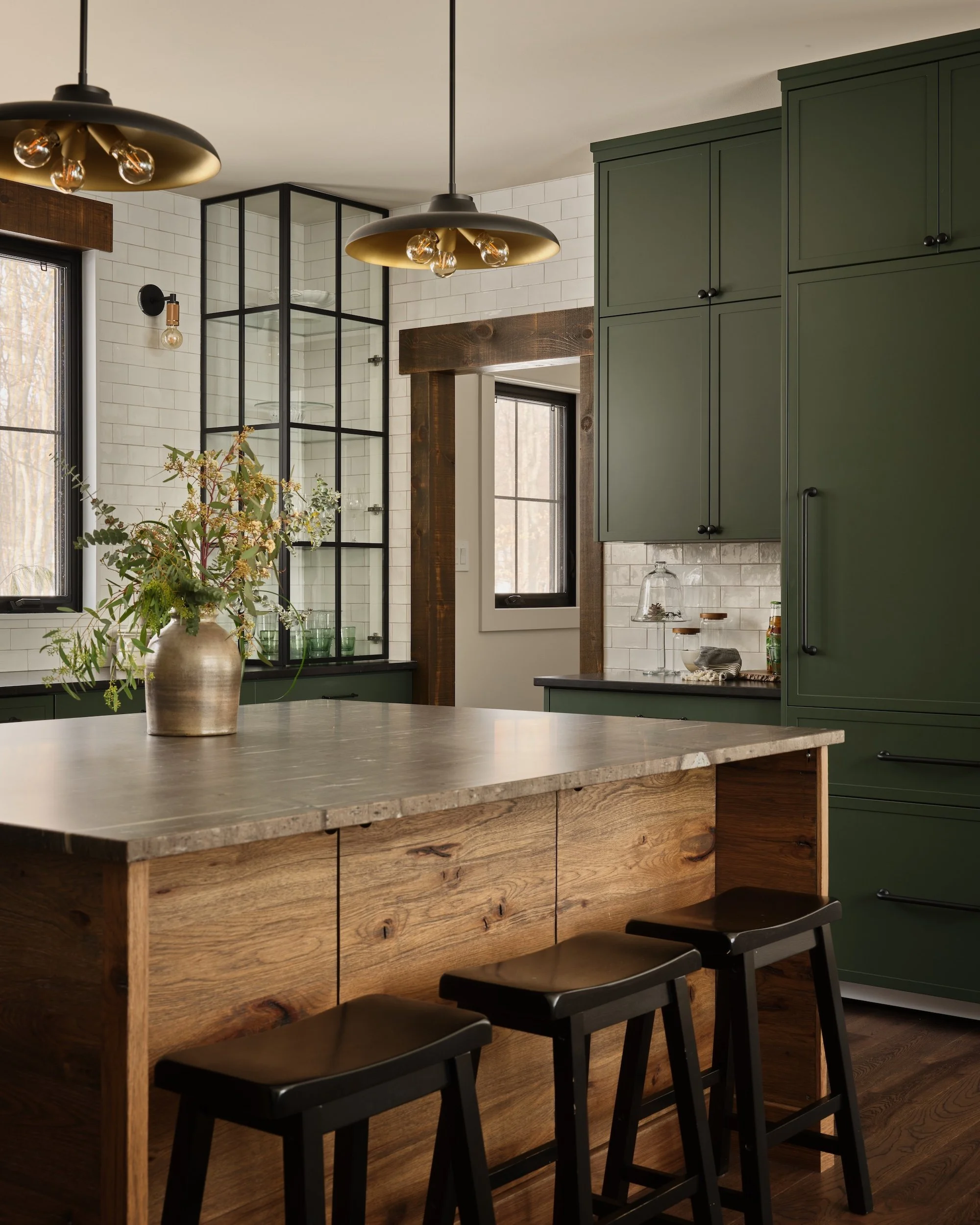 Kitchen Design Cottage Transitional Custom Home