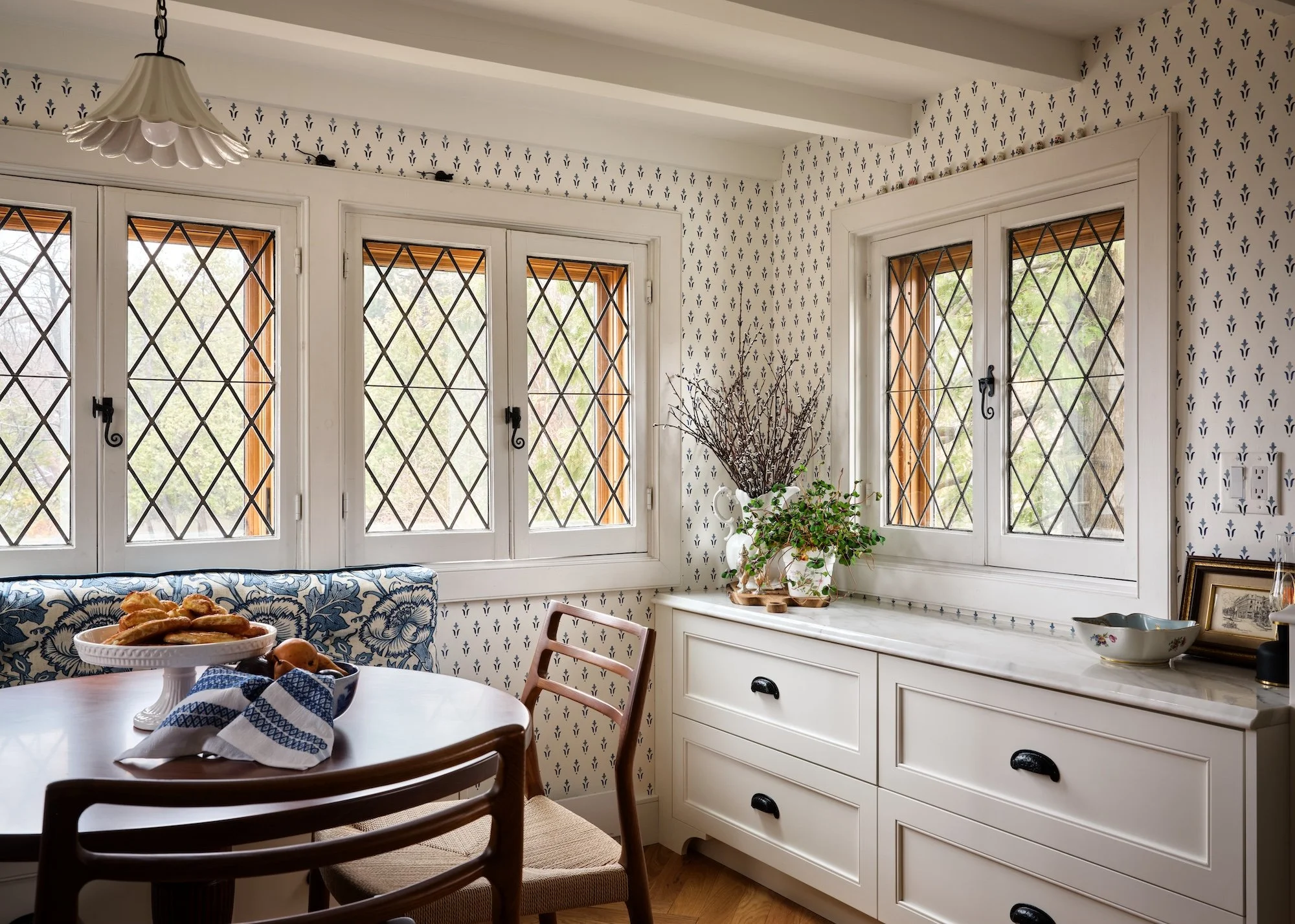 Historic Lakeside Cottage Kitchen Cabinetry