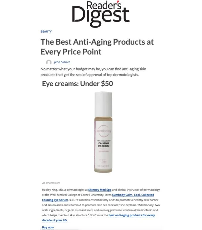 Sumbody Featured on Readers Digest