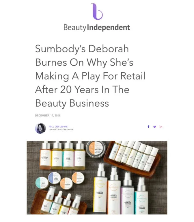 Sumbody Featured on Beauty Independent