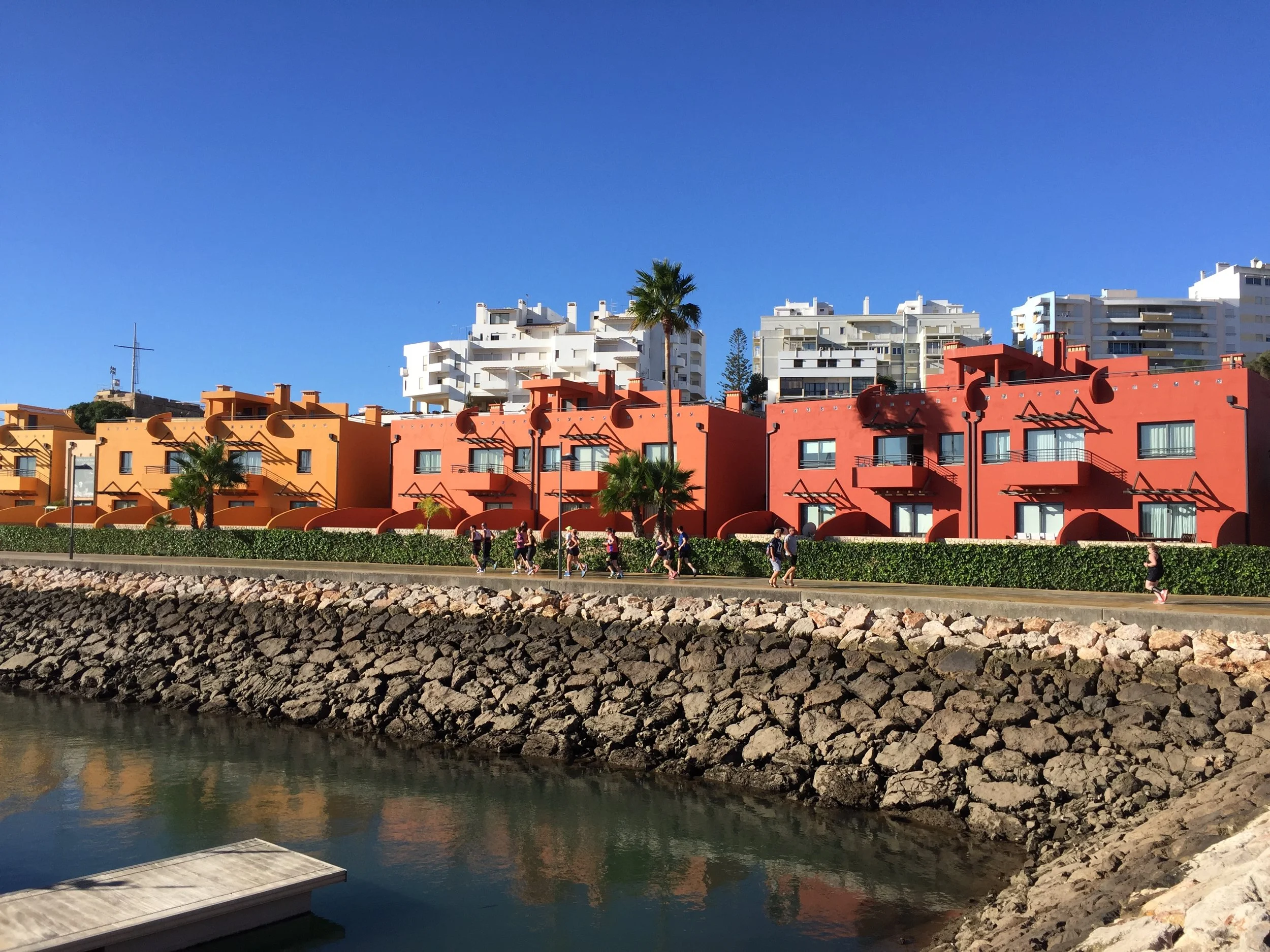 Warm up before beach side intervals