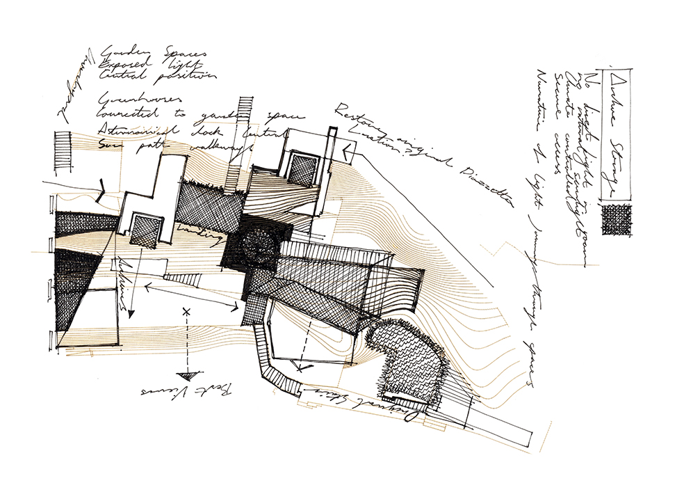 The Historical Archives of Ragusa - Sketch 02 - Space and Paper
