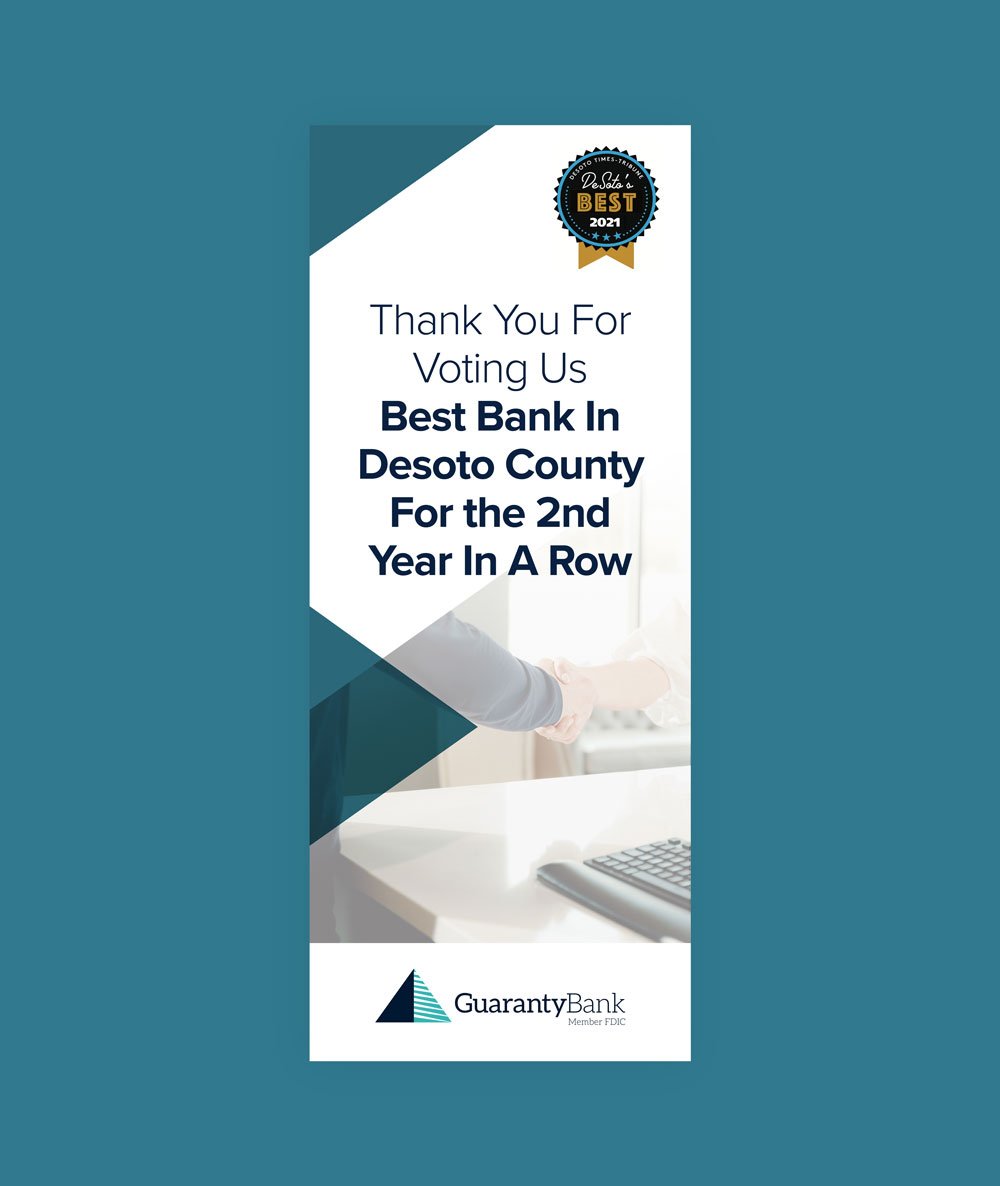 Web Advertisement for Guaranty Bank
