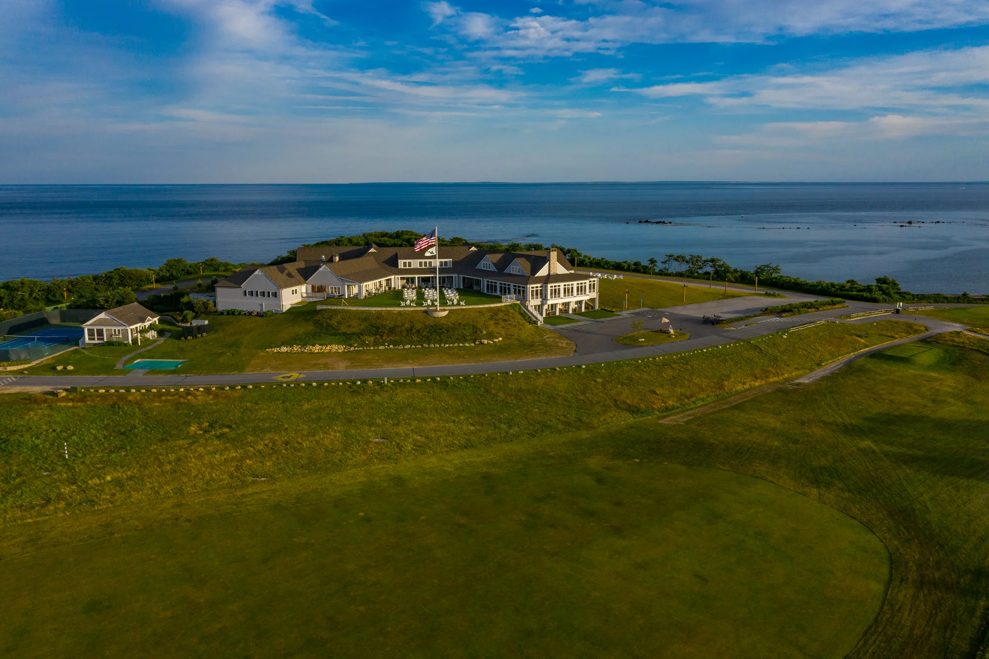 The new Fishers Island Club clubhouse, architect Mark P. Finlay AIA