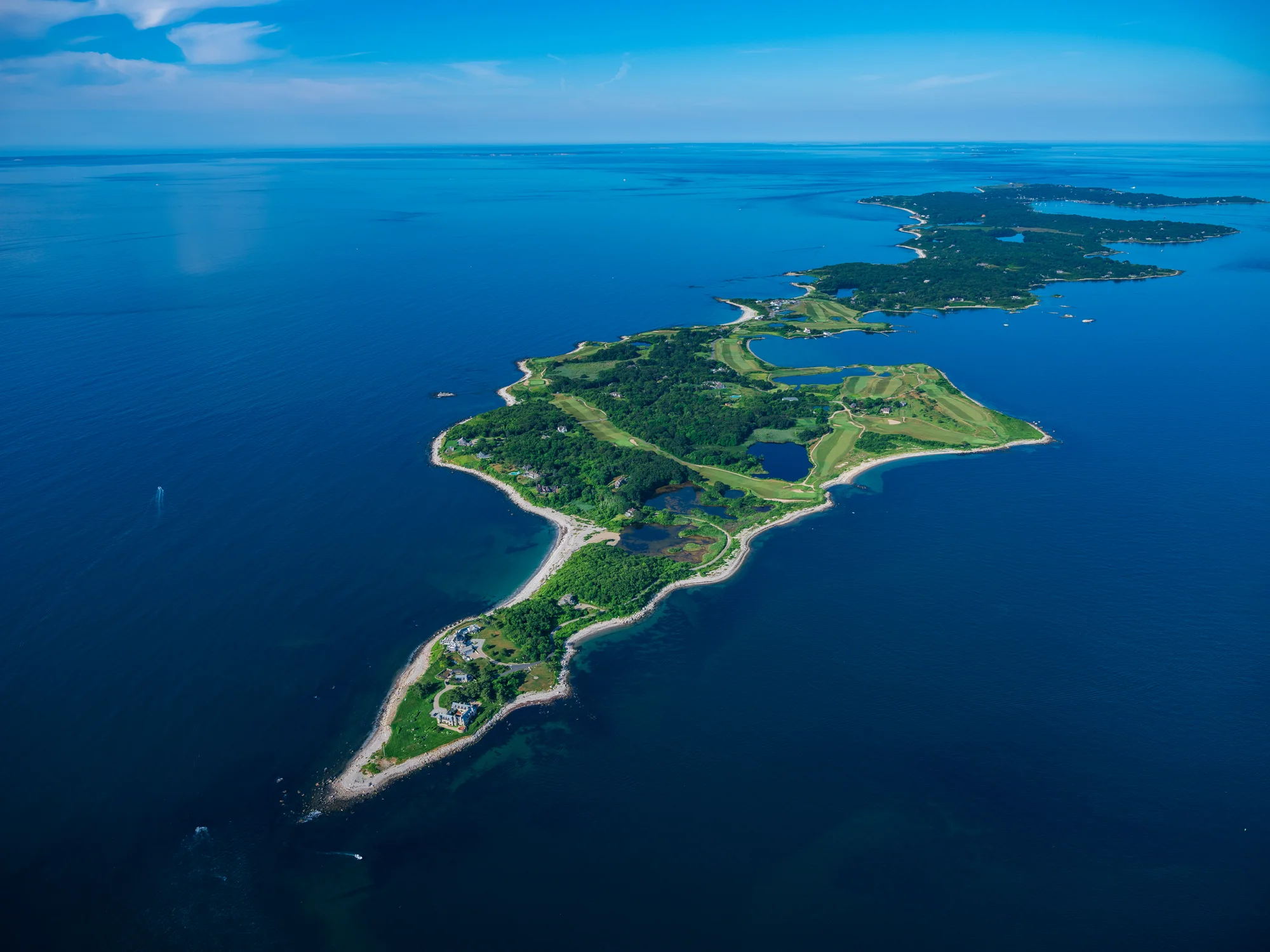 Fishers Island looking west, “The Arrowhead”