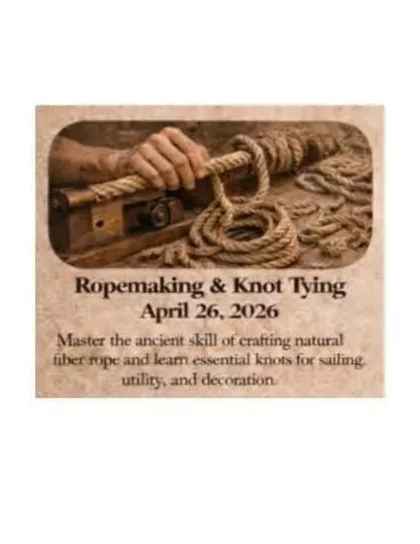 Historical Trades at the Inn - Ropemaking &amp; Knot Tying
