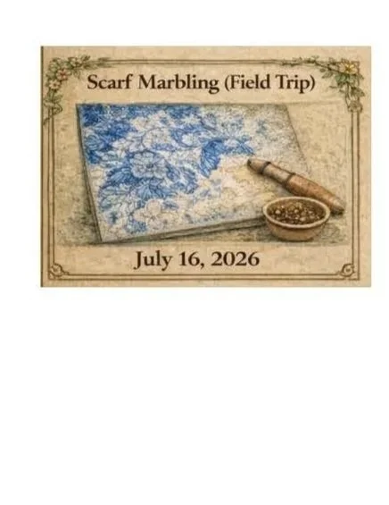 Craft Classes at the Inn - Scarf Marbling