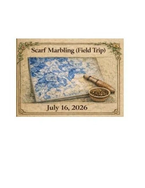 Craft Classes at the Inn - Scarf Marbling