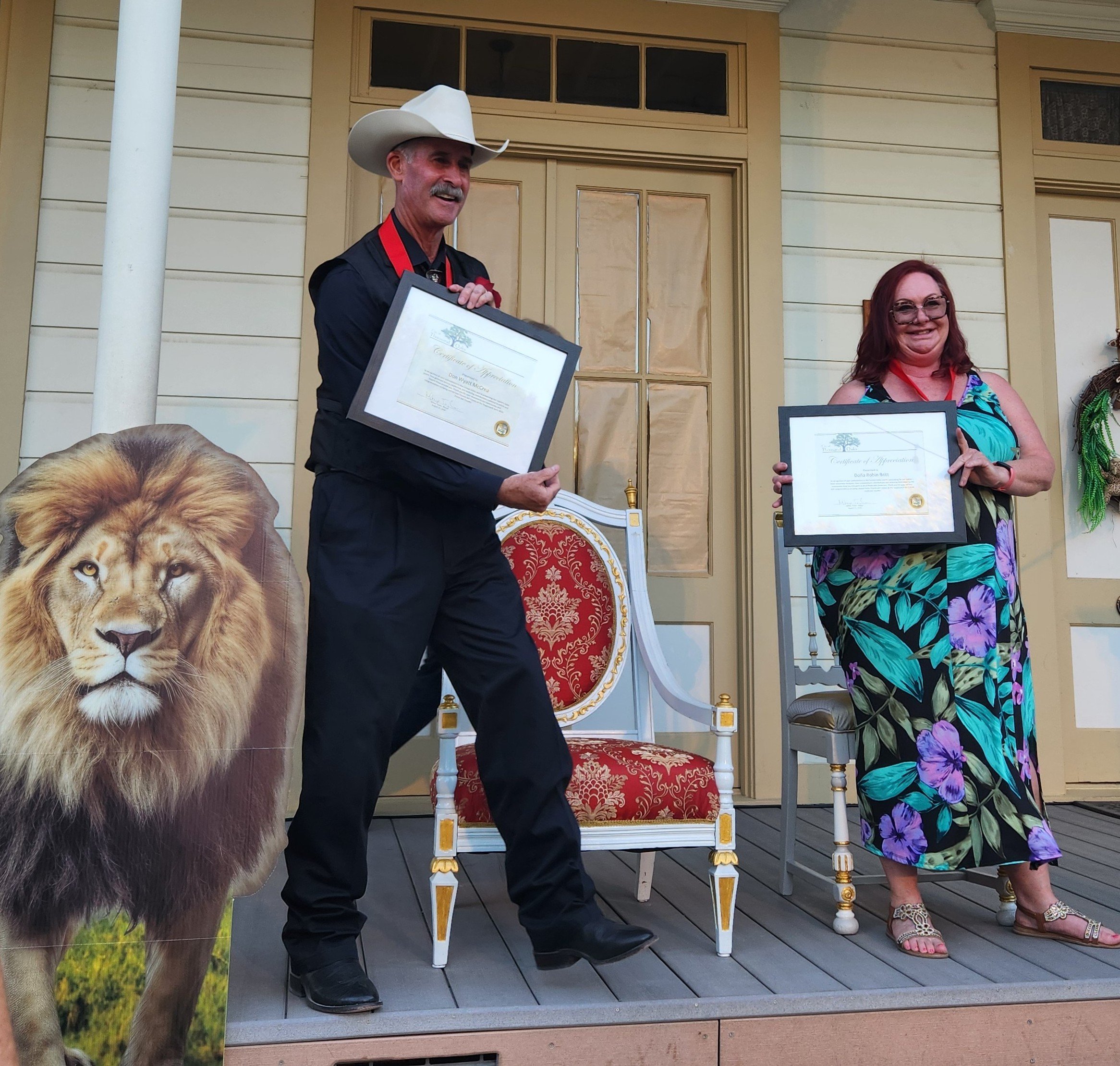 Wyatt &amp; Robin - Honored with awards