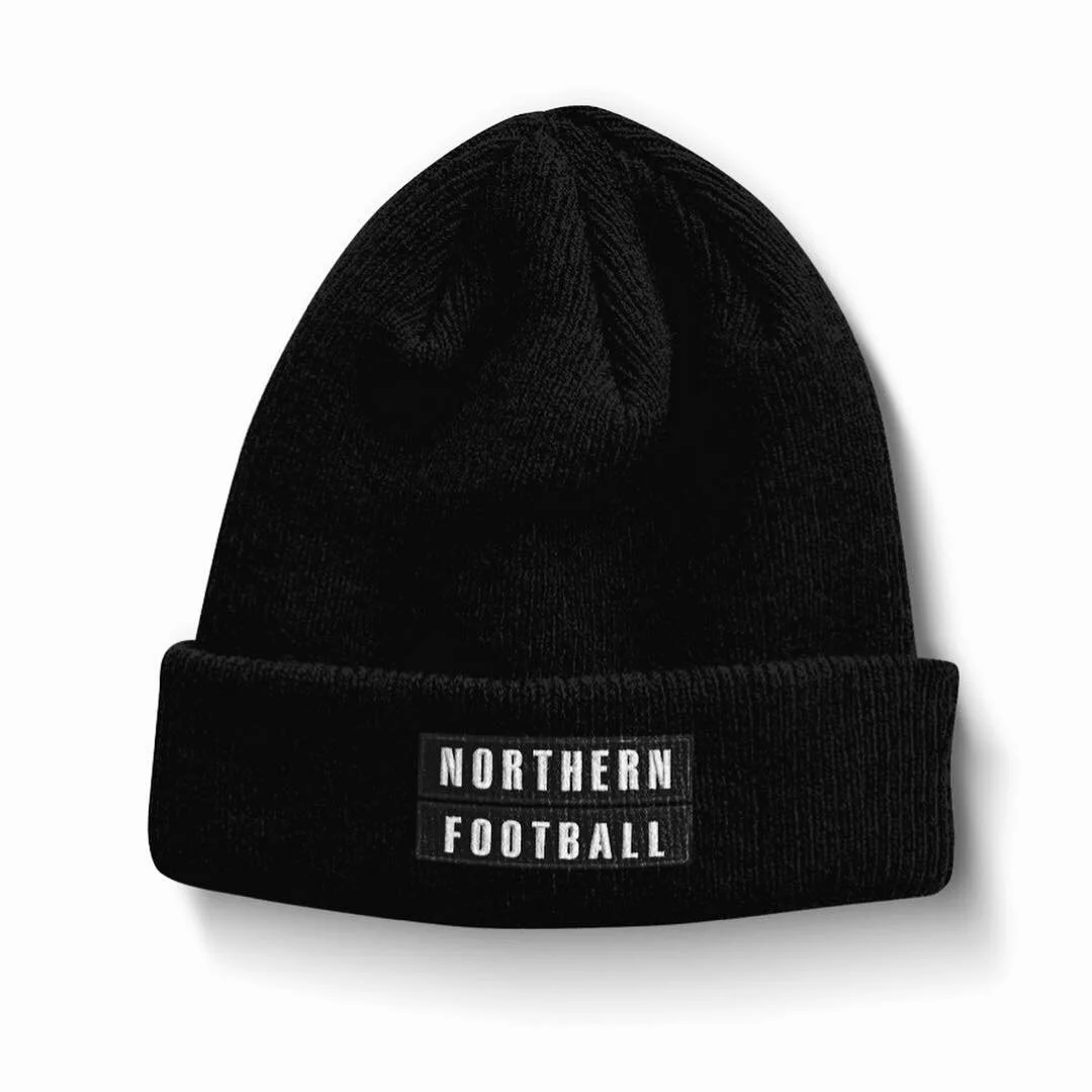 Northern Football Blackout Embroidered Beanie