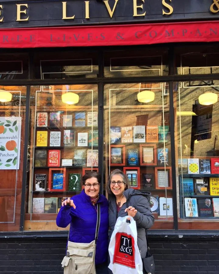 The Book Cougars at Three Lives & Company bookstore