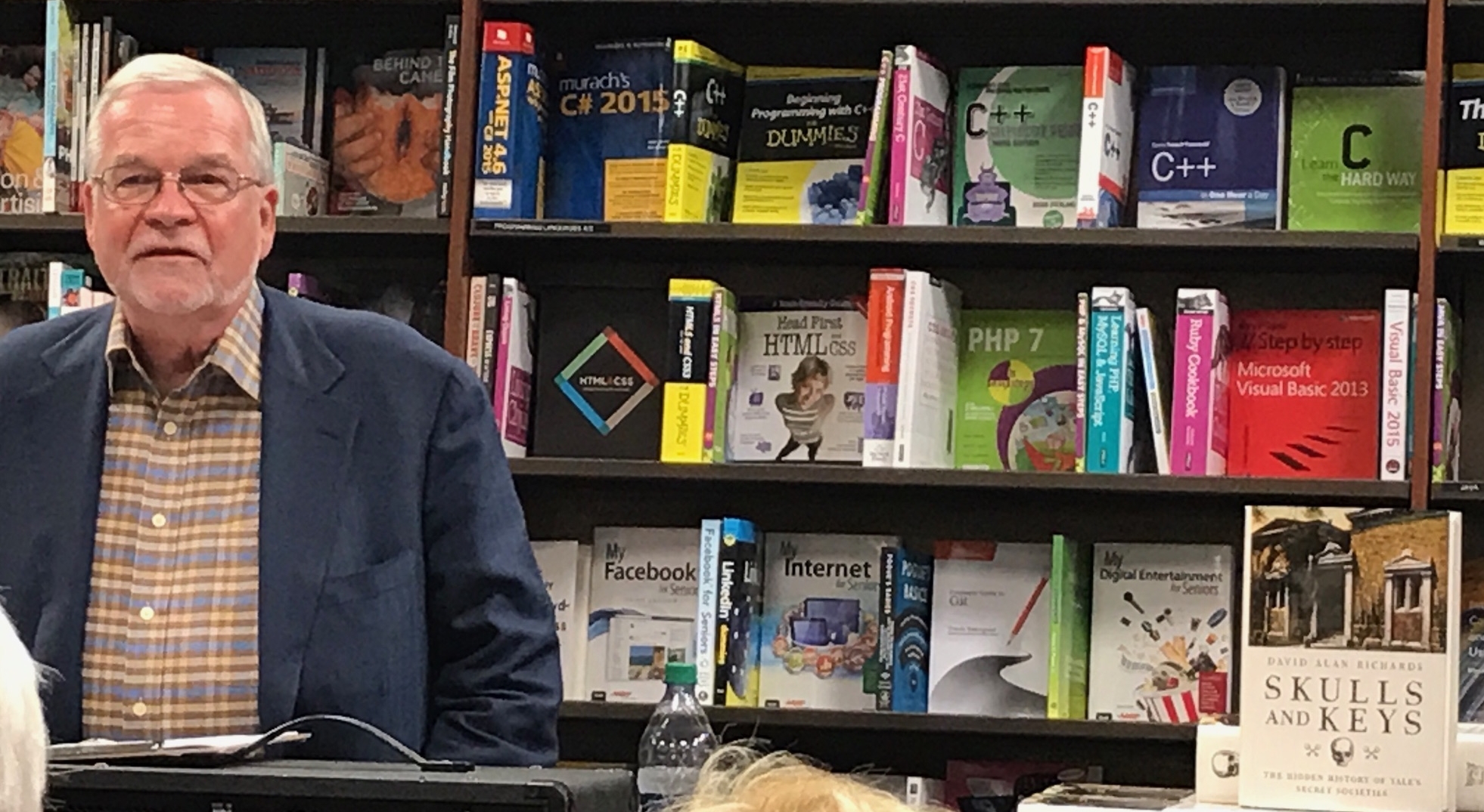 David Alan Richards author of Skulls and Keys: The Hidden Historyof Yale’s Secret Societies speaking at The Yale Bookstore