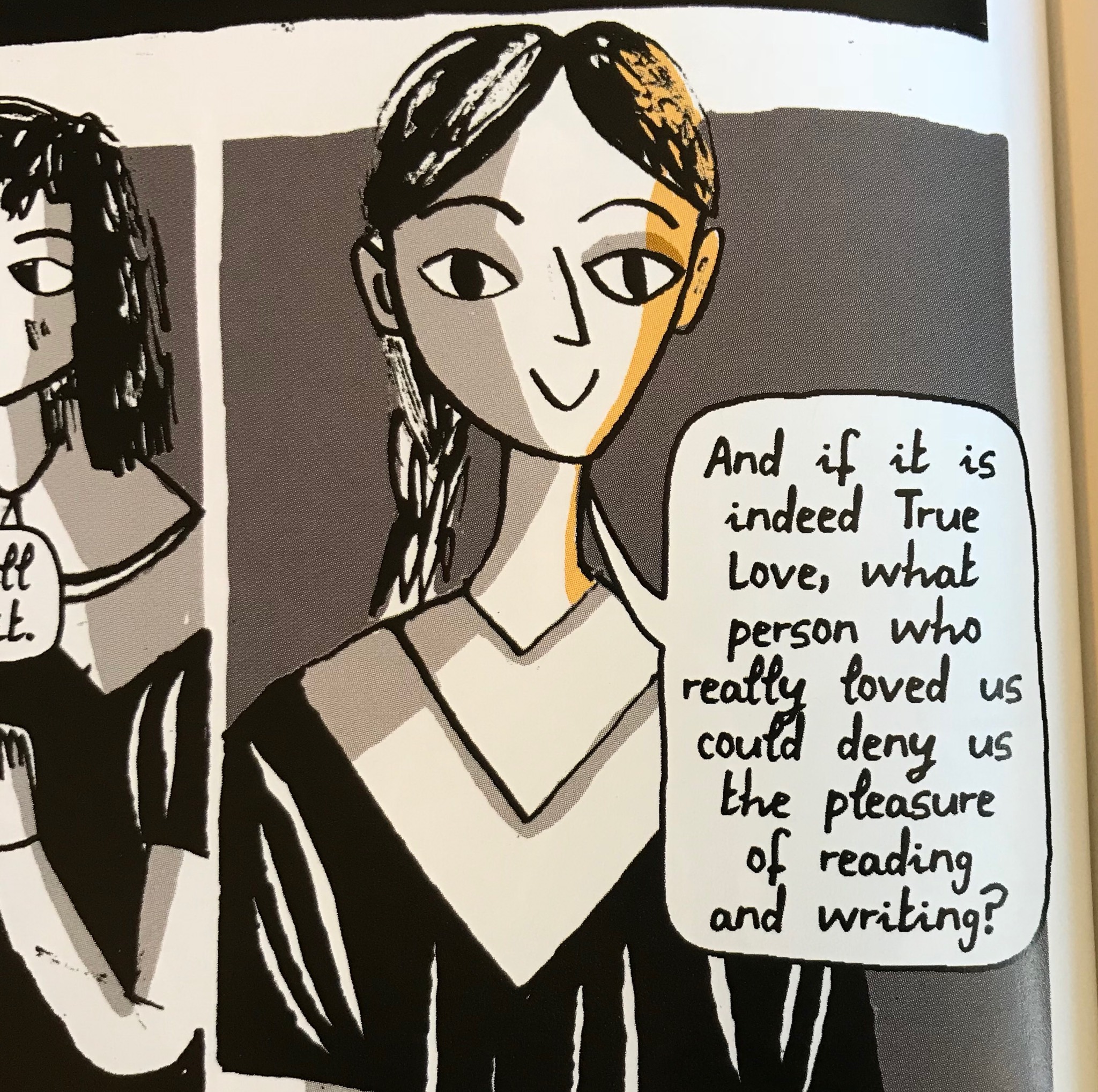 Panel from The One Hundred Nights of Hero by Isabel Greenberg