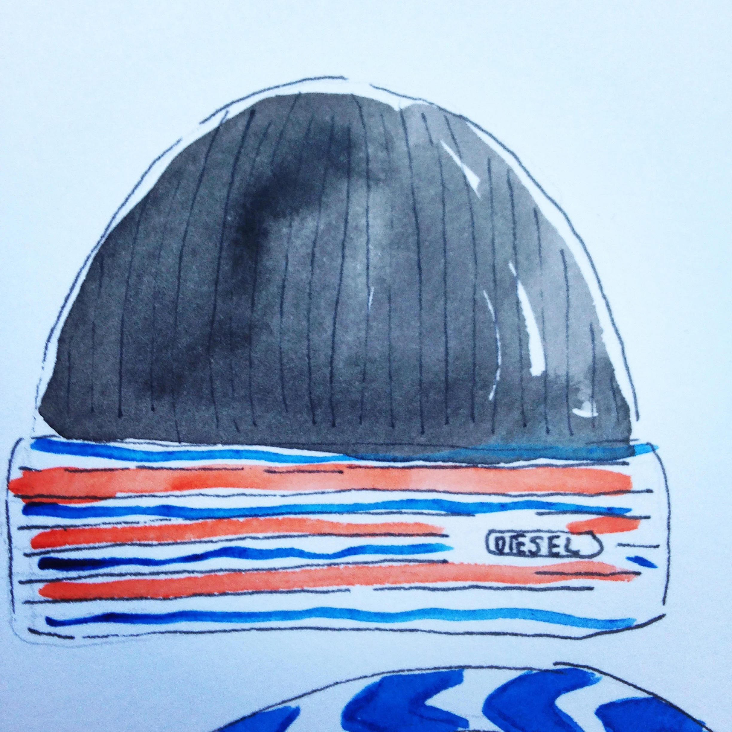 K-Plush Beanie available at Diesel.