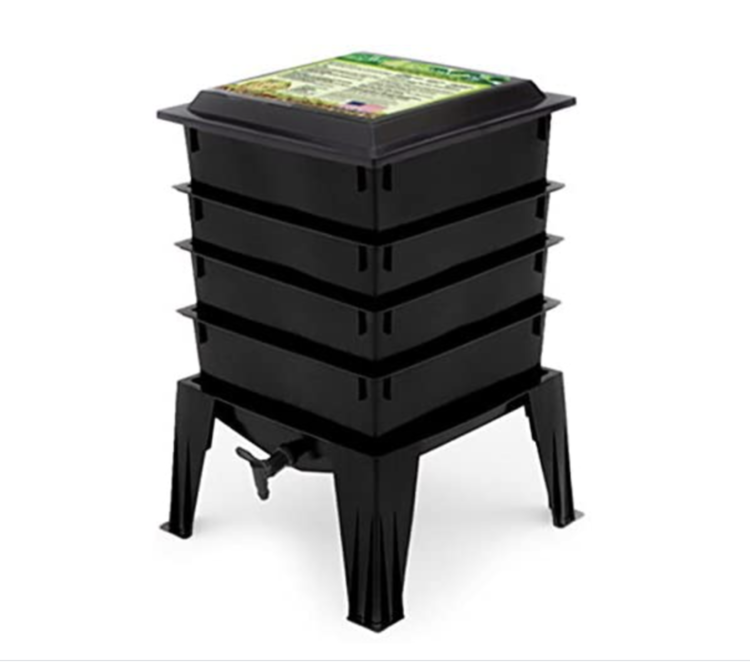 Home worm bin from Worm Factory 360 Black)