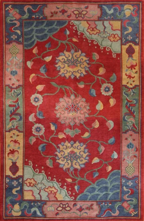 6x9 Tibetan Hand Knotted Rug Carpet