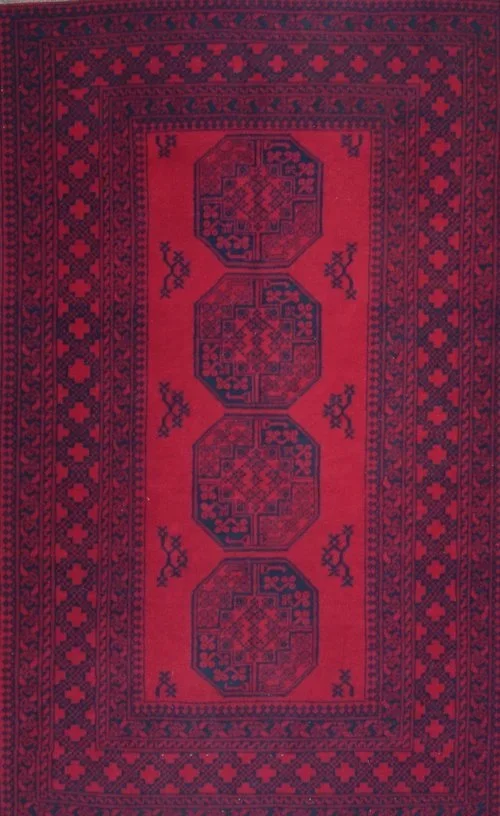 Antique Turkoman Bokara Rug Carpet