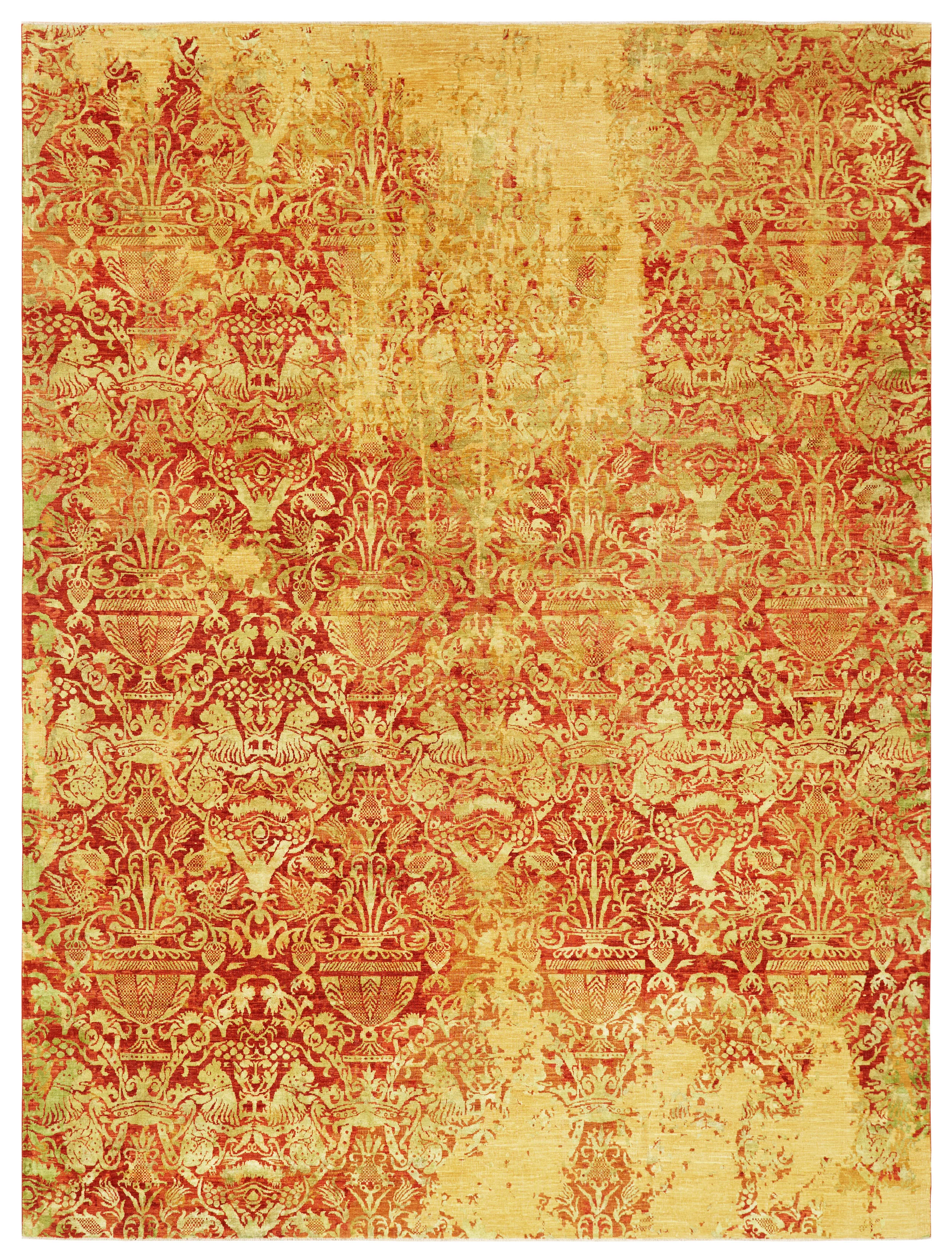 Lion Spice, Afghan, 9' x 12'