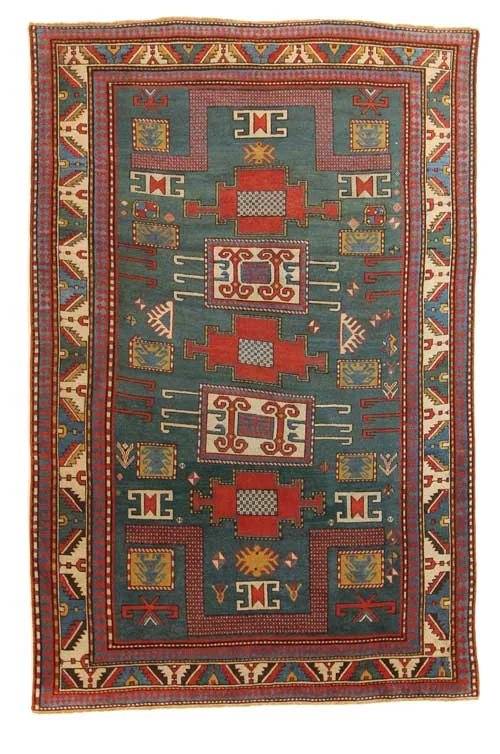 Karachov Kazak, circa 1850, 5' x 8'