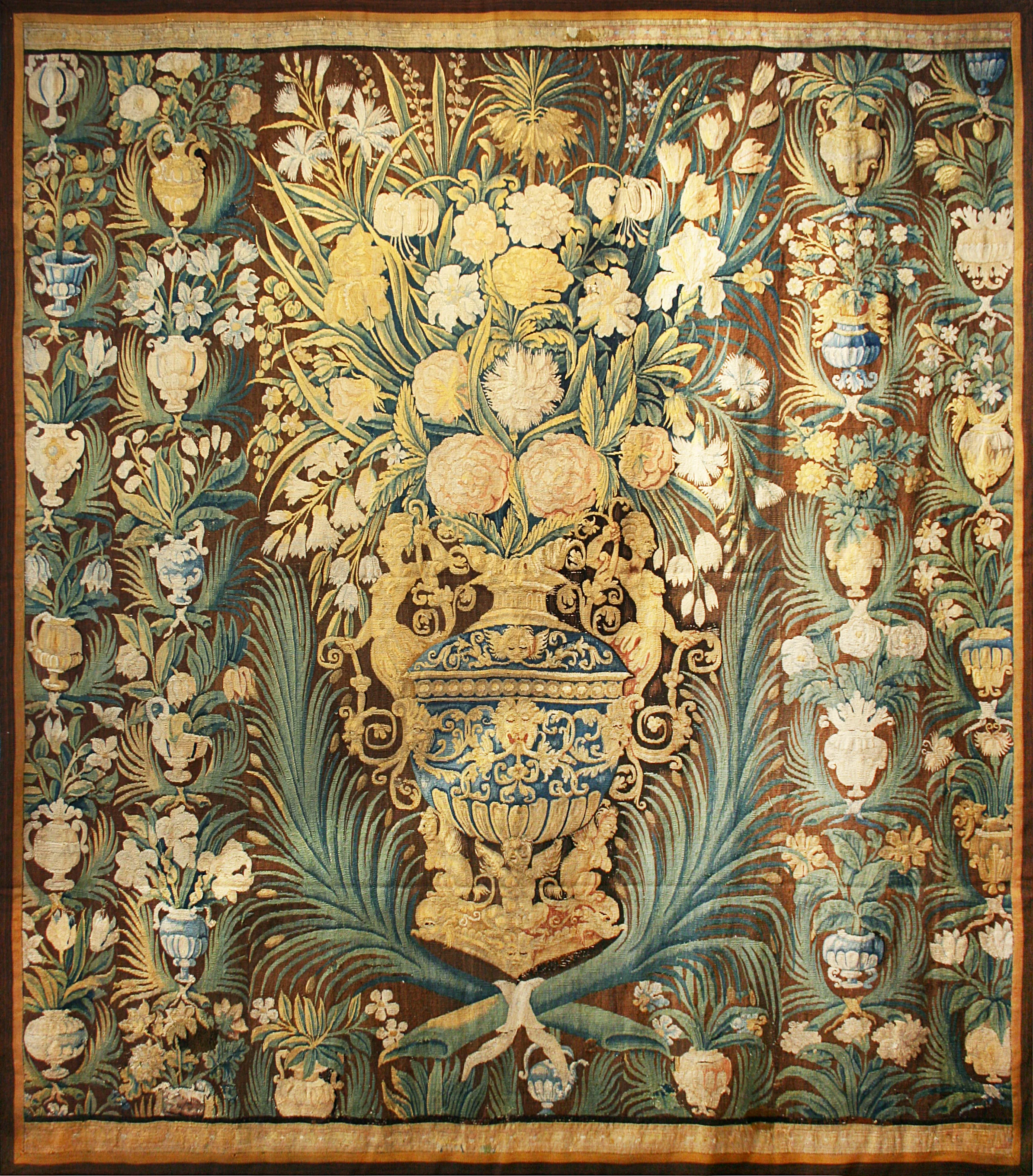 529 Oudenaarde Tapestry, Flanders, circa 1650, 7'6''x8'6''