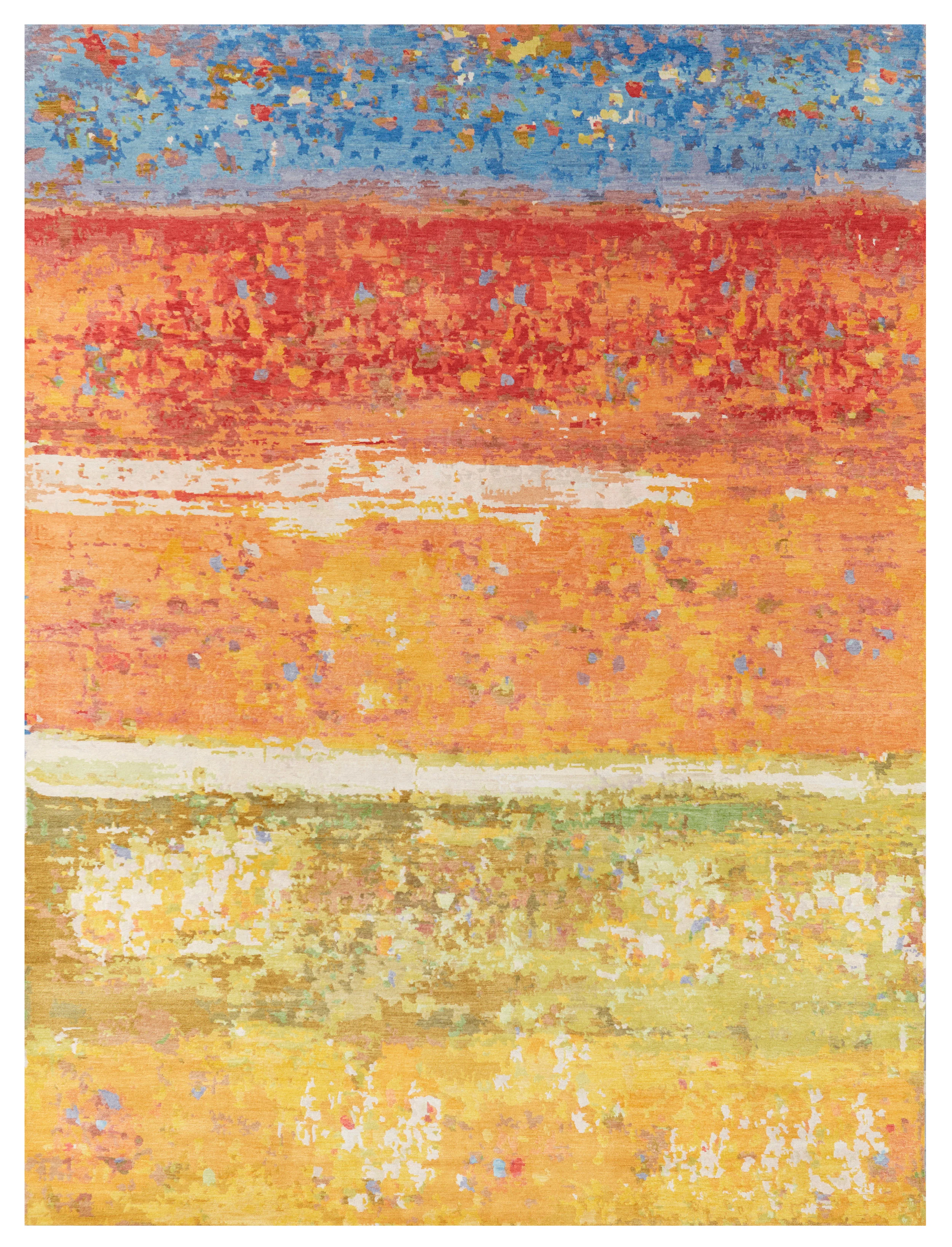 Fire In The Sky, Nepal, 9' x 12'