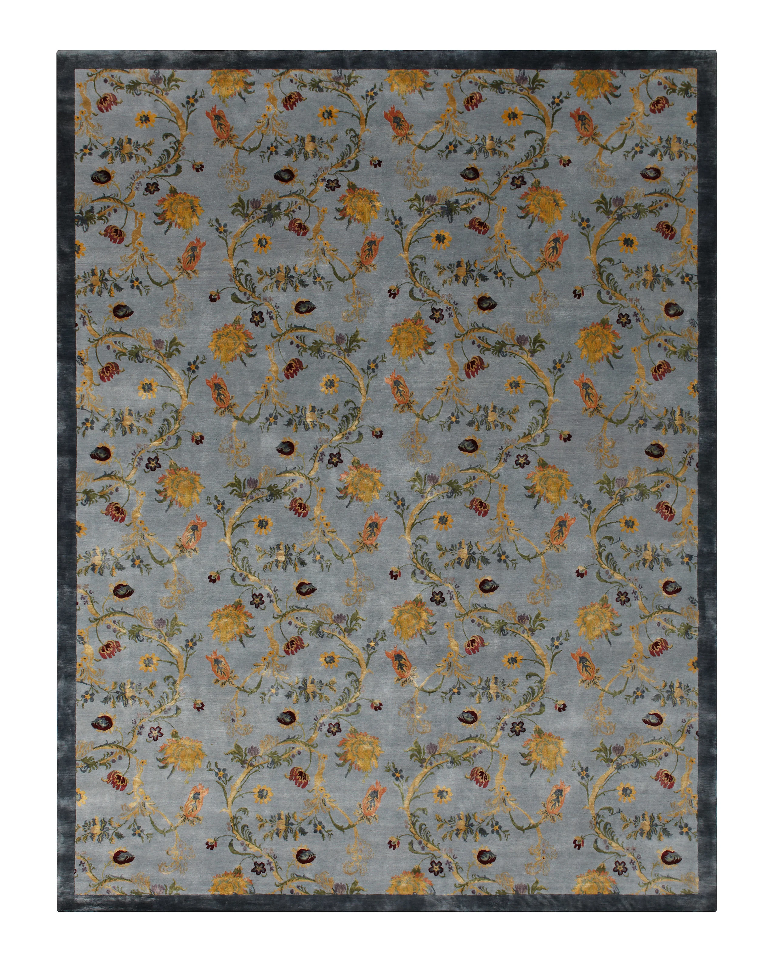 Perrinials - Lt. Blue, Nepal, 9' x 12'