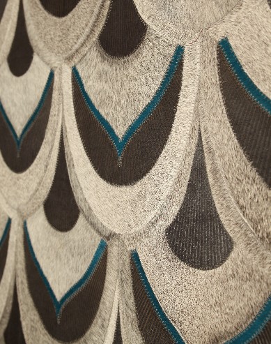 Yerra Rugs approached Art to Walk On, and now the Sarasota retailer carries its contemporary takes on hair-on-hide rugs.