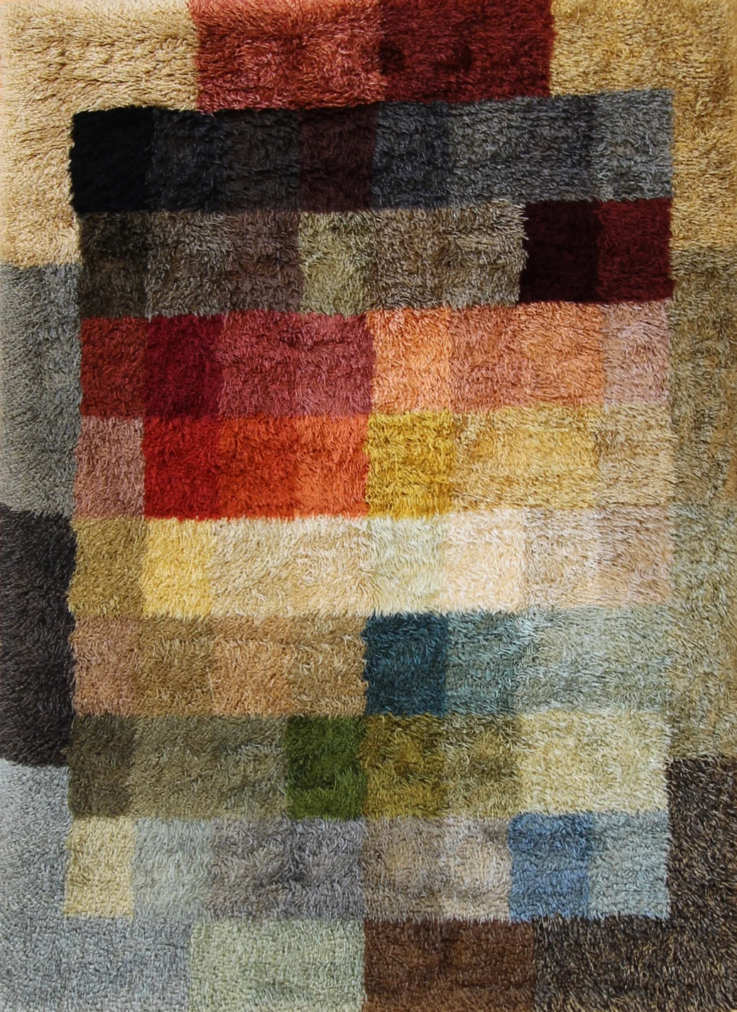 268 Mohair Shag Color Sampler 6'x9'