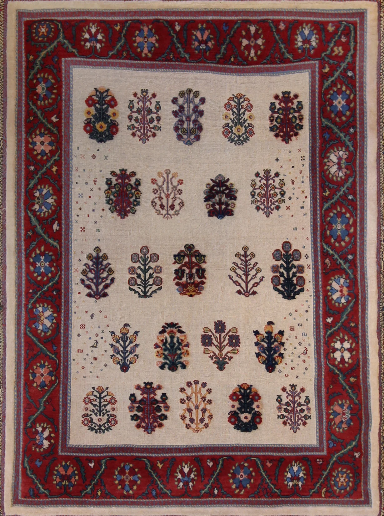 725 Balouch Soumac, Handwoven in Iran, 4'1''x5'6''