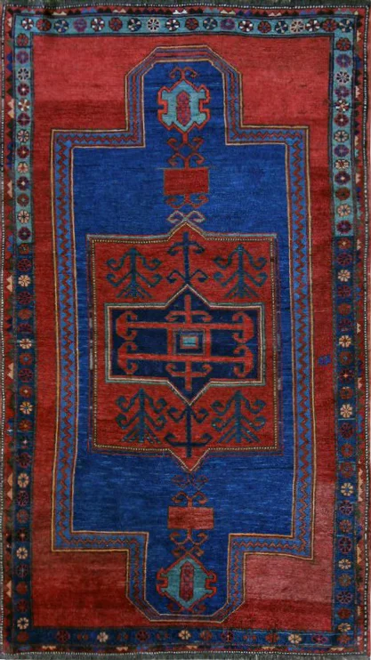 68 Armenian Kazak, Church Floor Plan, 3'11''x7'