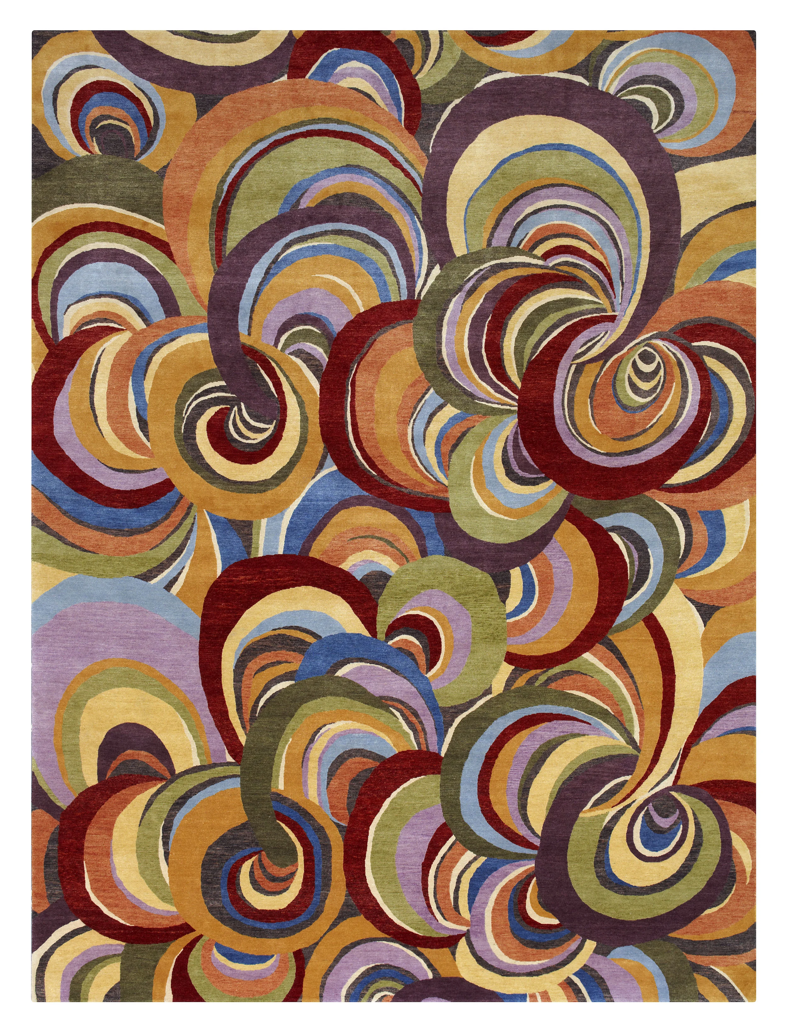 Rainbow - Multi, Nepal, 9' x 12'